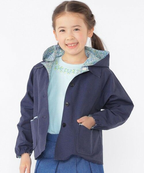 SHIPS / シップス その他アウター | SHIPS KIDS:100〜130cm / リバティ リバーシブル フード コート | 詳細21
