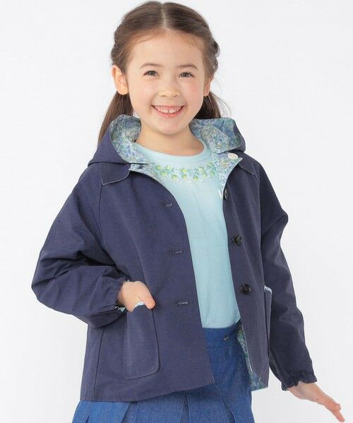 SHIPS / シップス その他アウター | SHIPS KIDS:100〜130cm / リバティ リバーシブル フード コート（ネイビー）