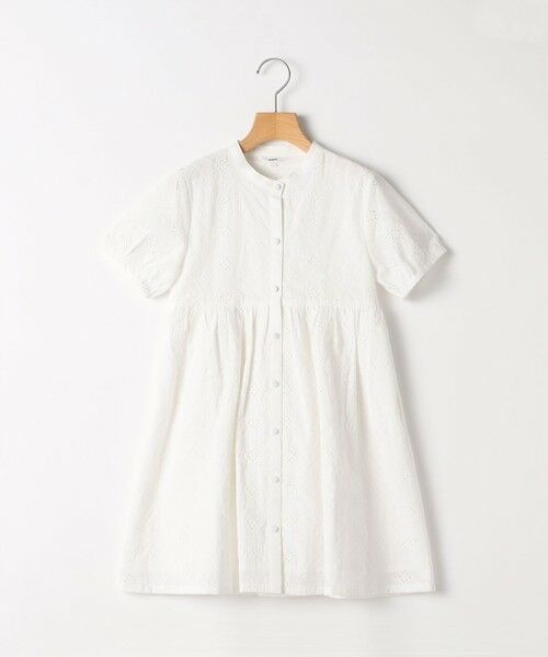 SHIPS / シップス ロング・マキシ丈ワンピース | SHIPS KIDS:80〜90cm / レース エンブロイダリー ワンピース（ホワイト）