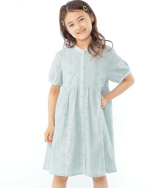 SHIPS / シップス ロング・マキシ丈ワンピース | SHIPS KIDS:100〜130cm / レース エンブロイダリー ワンピース | 詳細10