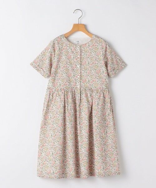 SHIPS / シップス ミニ丈・ひざ丈ワンピース | SHIPS KIDS:140〜150cm / リバティ 半袖 ワンピース（ピンク系）