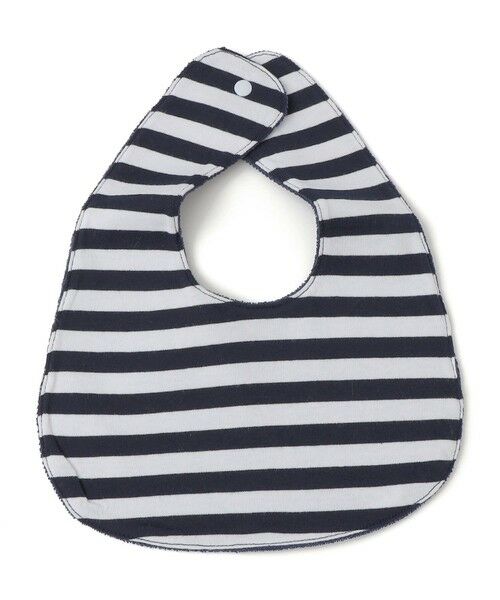 SHIPS / シップス スタイ・ビブ | SHIPS KIDS: リバーシブル ボーダー スタイ（ネイビー）