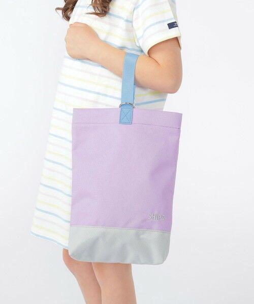 SHIPS / シップス トートバッグ | SHIPS KIDS:シューズ バッグ（ライラック）