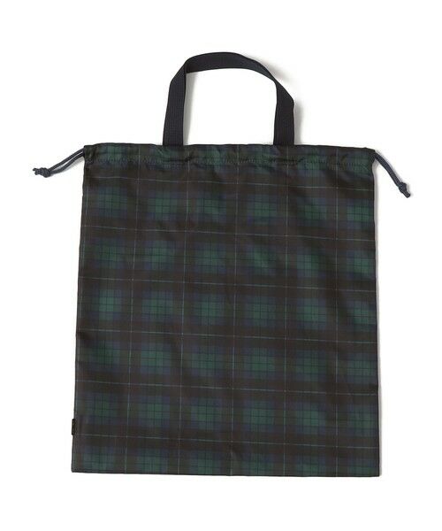 SHIPS / シップス エコバッグ | SHIPS KIDS:オリジナル タータンチェック 巾着 バッグ 2点セット | 詳細1
