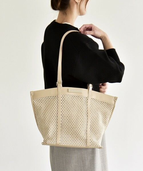 SHIPS / シップス トートバッグ | 《予約》quaranciel: 2way ハンドル メッシュ トートバッグ | 詳細1