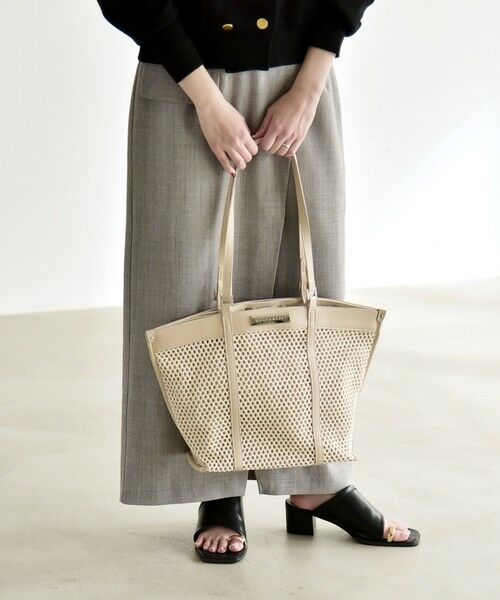 SHIPS / シップス トートバッグ | 《予約》quaranciel: 2way ハンドル メッシュ トートバッグ | 詳細3