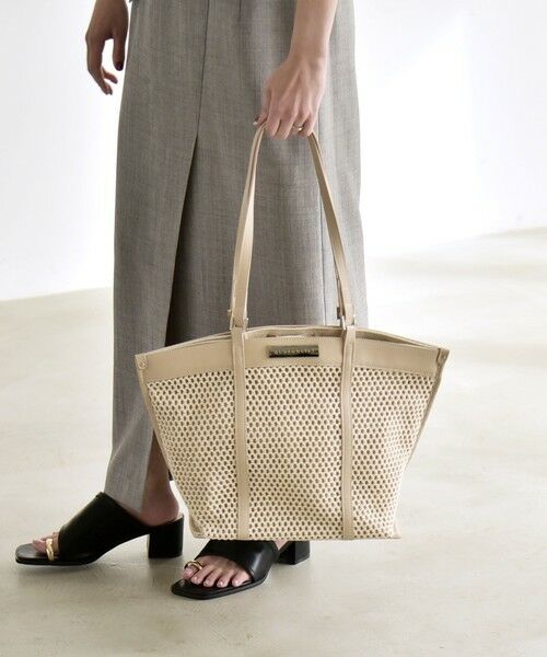 SHIPS / シップス トートバッグ | 《予約》quaranciel: 2way ハンドル メッシュ トートバッグ | 詳細4
