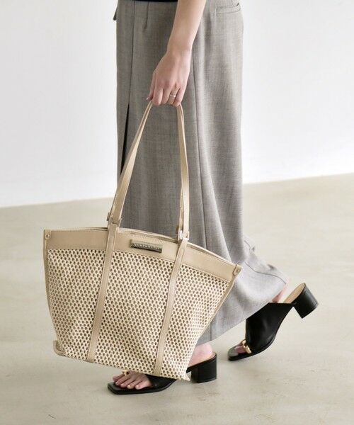 SHIPS / シップス トートバッグ | 《予約》quaranciel: 2way ハンドル メッシュ トートバッグ | 詳細5