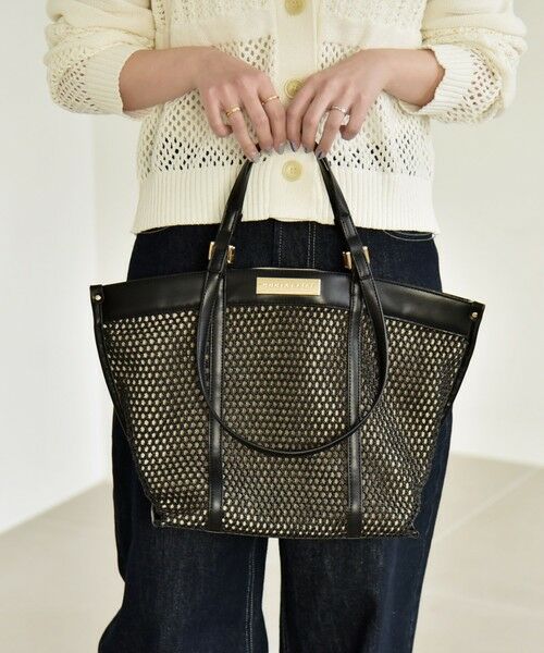 SHIPS / シップス トートバッグ | 《予約》quaranciel: 2way ハンドル メッシュ トートバッグ | 詳細6