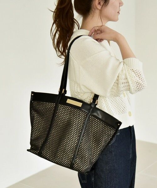 SHIPS / シップス トートバッグ | 《予約》quaranciel: 2way ハンドル メッシュ トートバッグ | 詳細7
