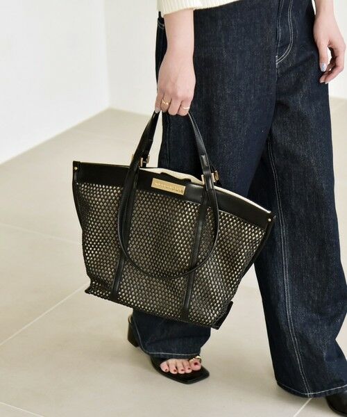 SHIPS / シップス トートバッグ | 《予約》quaranciel: 2way ハンドル メッシュ トートバッグ | 詳細9