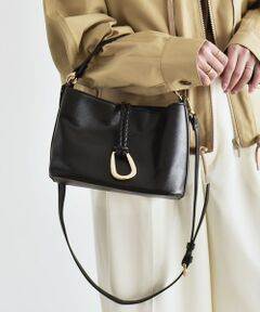 SHIPS / シップス ショルダーバッグ | 《予約》quaranciel: 2way バックル スクエア ショルダー バッグ