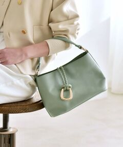 SHIPS / シップス ショルダーバッグ | 《予約》quaranciel: 2way バックル スクエア ショルダー バッグ