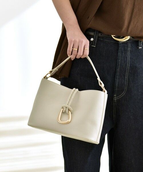 SHIPS / シップス ショルダーバッグ | 《予約》quaranciel: 2way バックル スクエア ショルダー バッグ | 詳細3