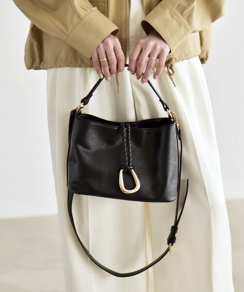 SHIPS / シップス ショルダーバッグ | 《予約》quaranciel: 2way バックル スクエア ショルダー バッグ | 詳細4