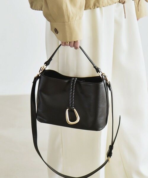 SHIPS / シップス ショルダーバッグ | 《予約》quaranciel: 2way バックル スクエア ショルダー バッグ | 詳細5