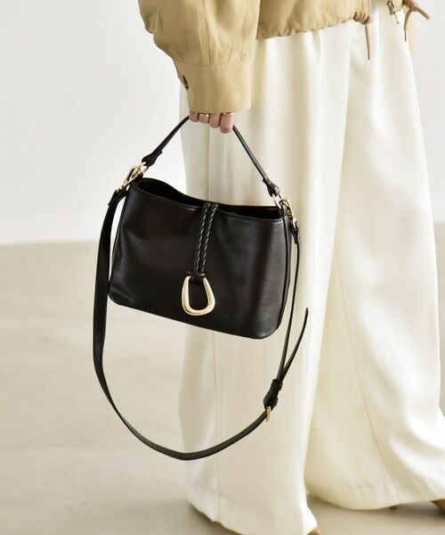 SHIPS / シップス ショルダーバッグ | 《予約》quaranciel: 2way バックル スクエア ショルダー バッグ | 詳細7