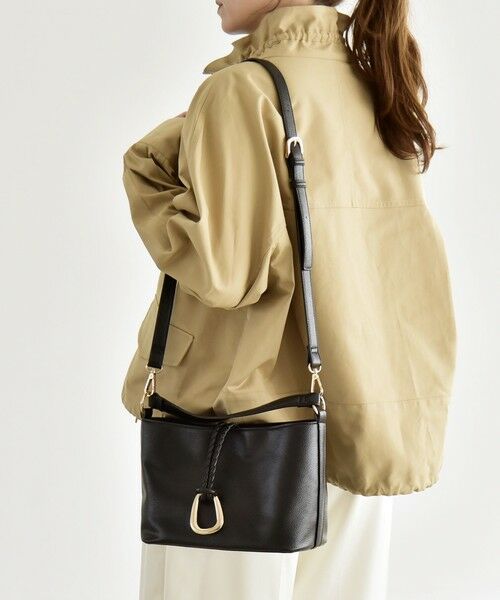 SHIPS / シップス ショルダーバッグ | 《予約》quaranciel: 2way バックル スクエア ショルダー バッグ | 詳細9