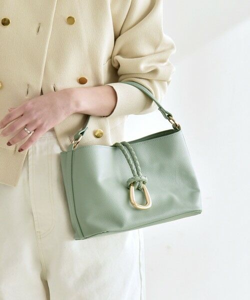 SHIPS / シップス ショルダーバッグ | 《予約》quaranciel: 2way バックル スクエア ショルダー バッグ | 詳細12