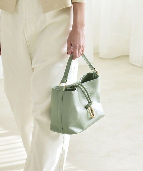 SHIPS / シップス ショルダーバッグ | 《予約》quaranciel: 2way バックル スクエア ショルダー バッグ | 詳細14