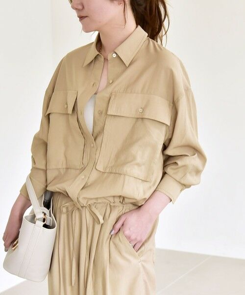 SHIPS / シップス シャツ・ブラウス | quaranciel:〈洗濯機可能〉ドロスト コンパクト ポケット レギュラー シャツ | 詳細12