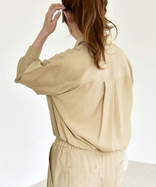 SHIPS / シップス シャツ・ブラウス | quaranciel:〈洗濯機可能〉ドロスト コンパクト ポケット レギュラー シャツ | 詳細13