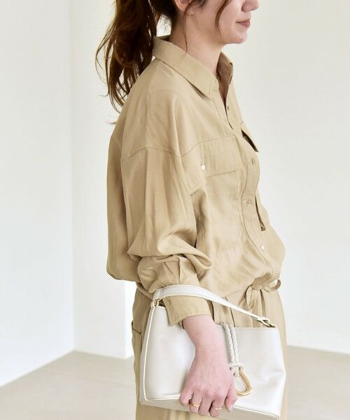 SHIPS / シップス シャツ・ブラウス | quaranciel:〈洗濯機可能〉ドロスト コンパクト ポケット レギュラー シャツ | 詳細14