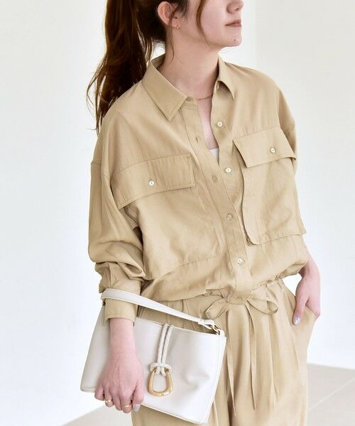 SHIPS / シップス シャツ・ブラウス | quaranciel:〈洗濯機可能〉ドロスト コンパクト ポケット レギュラー シャツ | 詳細15