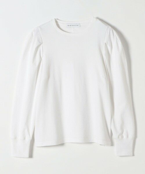 SHIPS / シップス カットソー | 《予約》quaranciel:〈洗濯機可能〉パワーショルダー クルーネック プルオーバー | 詳細9