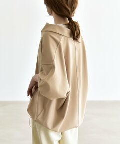 SHIPS / シップス スウェット | 《予約》quaranciel:〈洗濯機可能〉ライト ポンチ ドロスト ポロ プルオーバー