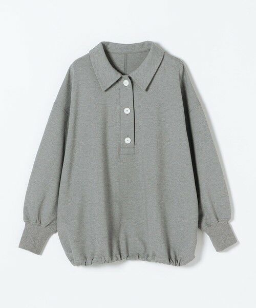 SHIPS / シップス スウェット | 《追加予約》quaranciel:〈洗濯機可能〉ライト ポンチ ドロスト ポロ プルオーバー | 詳細14