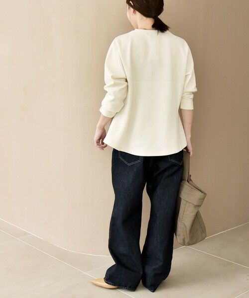 SHIPS / シップス カットソー | 《予約》quaranciel:〈洗濯機可能〉カットジョーゼット ドッキング フレア プルオーバー | 詳細16