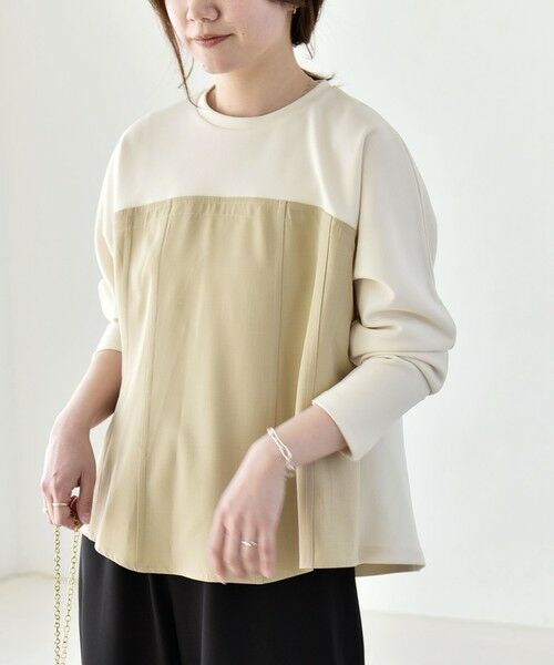 SHIPS / シップス カットソー | quaranciel:〈洗濯機可能〉カットジョーゼット ドッキング コルセット プルオーバー | 詳細26