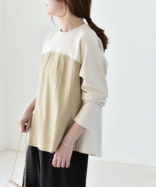 SHIPS / シップス カットソー | quaranciel:〈洗濯機可能〉カットジョーゼット ドッキング コルセット プルオーバー | 詳細27