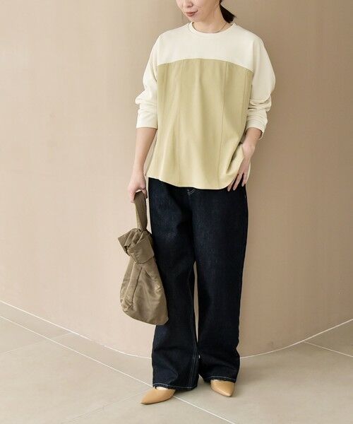 SHIPS / シップス カットソー | 《予約》quaranciel:〈洗濯機可能〉カットジョーゼット ドッキング フレア プルオーバー | 詳細15