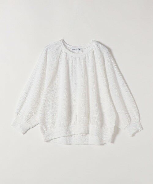 SHIPS / シップス シャツ・ブラウス | 《予約》quaranciel:〈洗濯機可能〉ジャカード ボリュームスリーブ クルーネック ブラウス | 詳細12