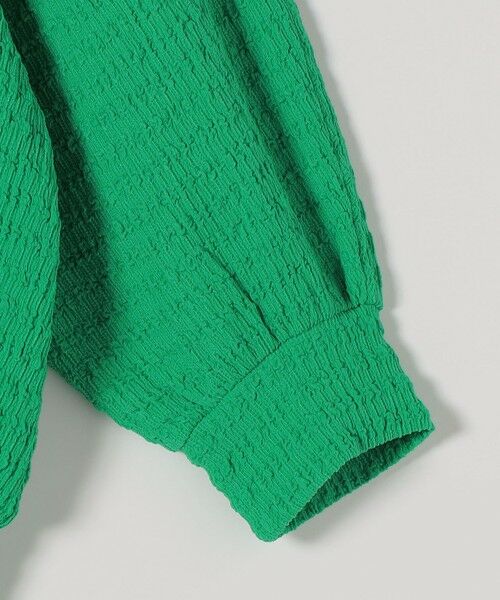 SHIPS / シップス シャツ・ブラウス | 《予約》quaranciel:〈洗濯機可能〉ジャカード ボリュームスリーブ クルーネック ブラウス | 詳細24