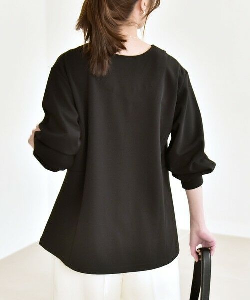 SHIPS / シップス カーディガン・ボレロ | quaranciel:〈洗濯機可能〉カットジョーゼット Vネック ジップ カーディガン | 詳細12