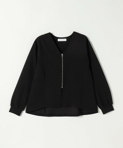 SHIPS / シップス カーディガン・ボレロ | quaranciel:〈洗濯機可能〉カットジョーゼット Vネック ジップ カーディガン | 詳細18