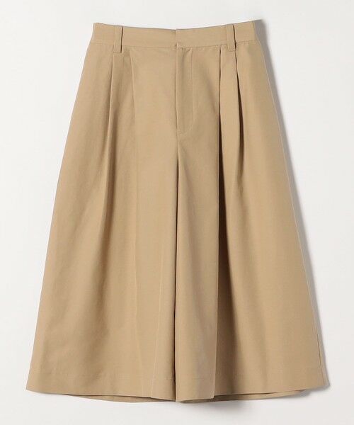 SHIPS / シップス ショート・ハーフ・半端丈パンツ | 《予約》quaranciel:〈洗濯機可能〉タック キュロット パンツ | 詳細9