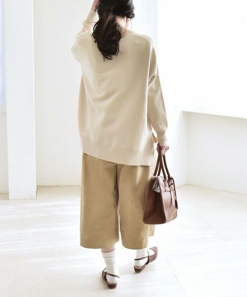 SHIPS / シップス ショート・ハーフ・半端丈パンツ | 《予約》quaranciel:〈洗濯機可能〉タック キュロット パンツ | 詳細2