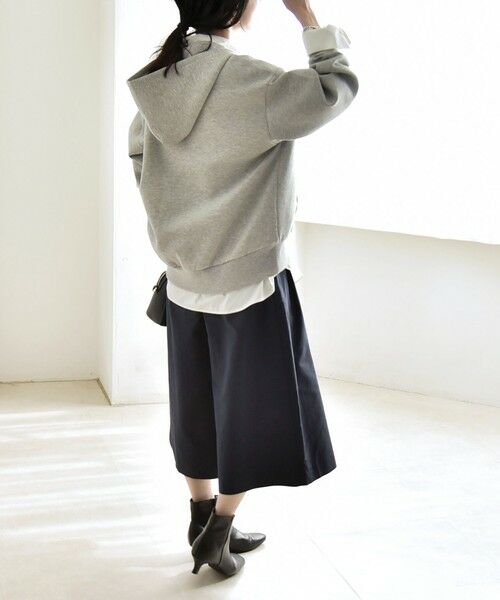 SHIPS / シップス ショート・ハーフ・半端丈パンツ | 《予約》quaranciel:〈洗濯機可能〉タック キュロット パンツ | 詳細12