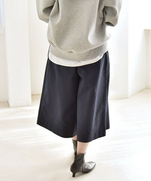 SHIPS / シップス ショート・ハーフ・半端丈パンツ | 《予約》quaranciel:〈洗濯機可能〉タック キュロット パンツ | 詳細16