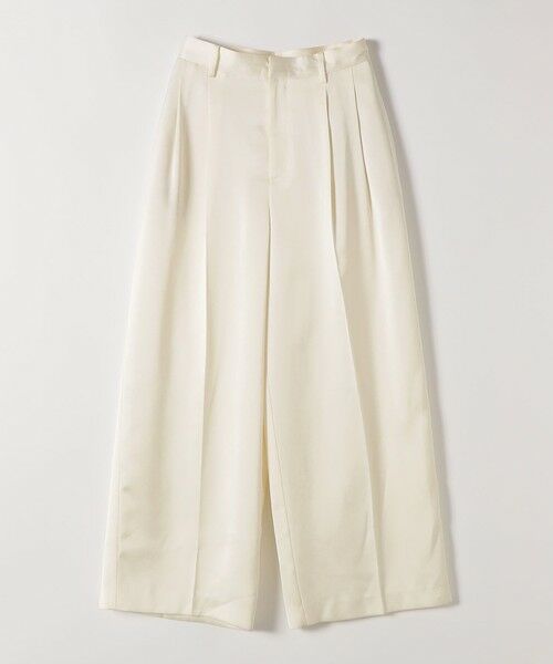 SHIPS / シップス その他パンツ | quaranciel:〈手洗い可能〉サテン ワイド ストレート スラックス | 詳細11