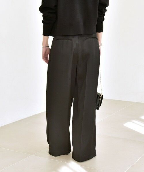 SHIPS / シップス その他パンツ | quaranciel:〈手洗い可能〉サテン ワイド ストレート スラックス | 詳細20
