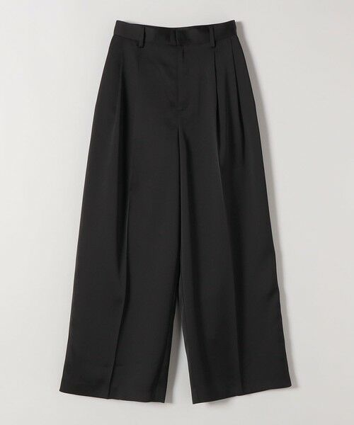 SHIPS / シップス その他パンツ | quaranciel:〈手洗い可能〉サテン ワイド ストレート スラックス | 詳細25