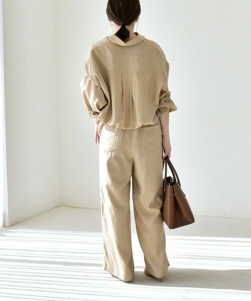 SHIPS / シップス その他パンツ | quaranciel:〈洗濯機可能〉タック ワイド イージー パンツ | 詳細11