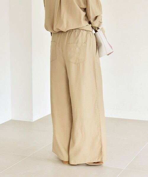 SHIPS / シップス その他パンツ | quaranciel:〈洗濯機可能〉タック ワイド イージー パンツ | 詳細16