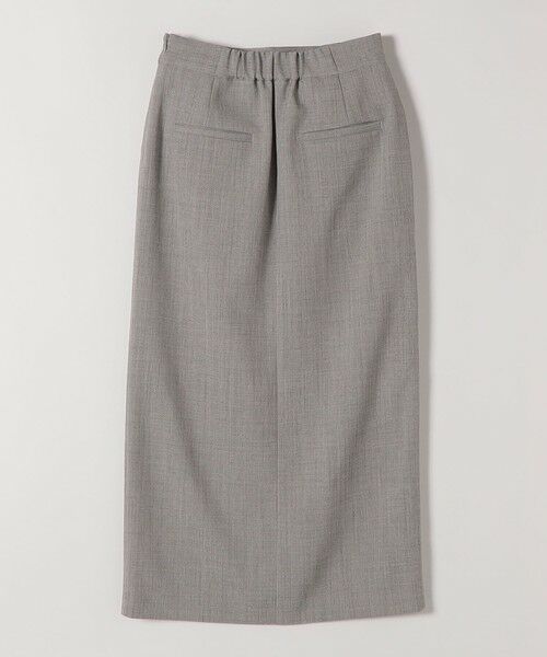 SHIPS / シップス ロング・マキシ丈スカート | quaranciel:〈手洗い可能〉ウーステッド Iライン スリット スカート（セットアップ対応） | 詳細14