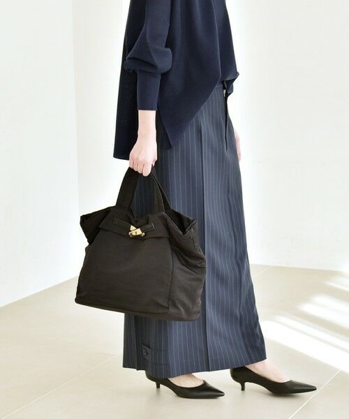 SHIPS / シップス ロング・マキシ丈スカート | 《予約》quaranciel :〈洗濯機可能〉ベルト デザイン Iライン ロング スカート | 詳細10